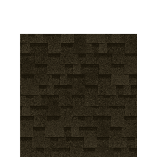 Гибкая черепица Финская Аккорд Коричневый Shinglas 3м2