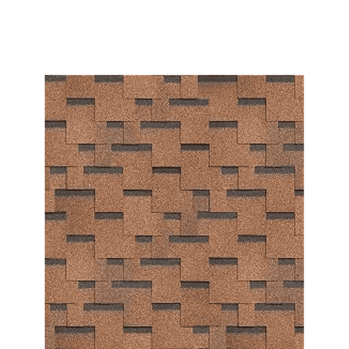 Гибкая черепица Шинглас Ультра Фокстрот Миндаль Shinglas 3м2