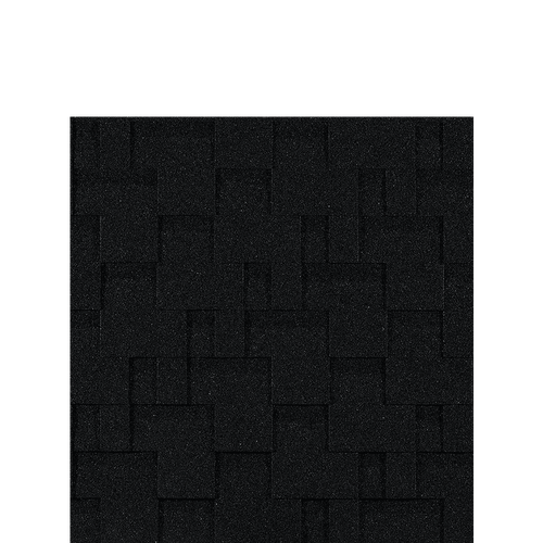 Гибкая черепица Docke EURASIA ЛАБИРИНТ Чёрный