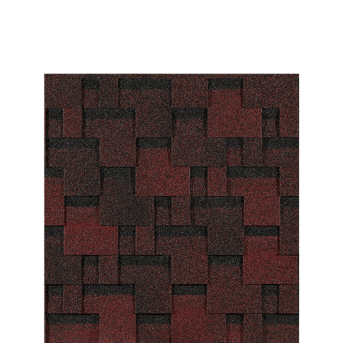 Гибкая черепица Docke  EURASIA ЛАБИРИНТ Красный