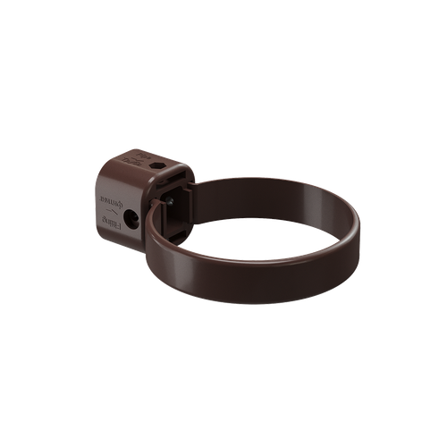 Docke LUX Хомут универсальный (Шоколад) для водостока пластик