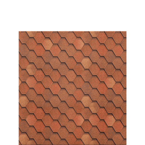 Гибкая черепица Шинглас КЛАССИК Кадриль Яшма Shinglas 3м2