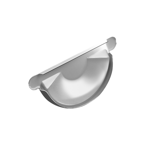 Заглушка желоба для водостока Grand Line Optima Гранд лайн 125мм металлическая, цвета RAL