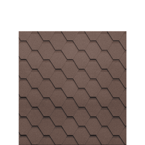 Гибкая черепица Шинглас КЛАССИК Кадриль Агат Shinglas 3м2