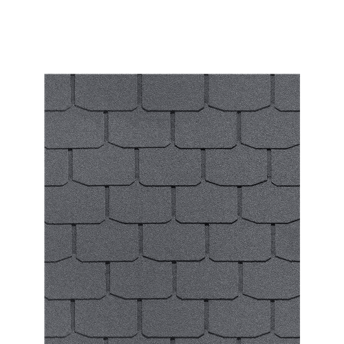 Гибкая черепица Docke STANDARD КРОНА Серый