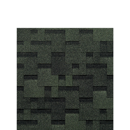 Гибкая черепица Docke EURASIA ЛАБИРИНТ Зелёный