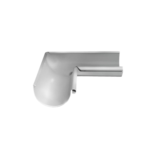 Grand Line Угол желоба для водостока внешний 90°, 125мм металлический Гранд лайн, цвета RAL