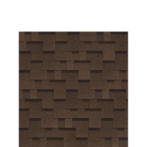 Гибкая черепица Шинглас Ультра Фокстрот Дуб Shinglas 3м2