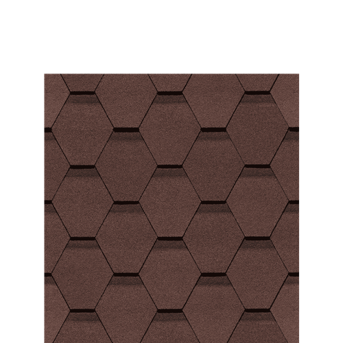 Гибкая черепица Docke PREMIUM КЁЛЬН Зрелый каштан