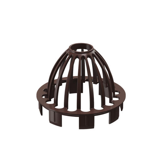 Docke PREMIUM Сетка защитная шоколад для водостока пластик