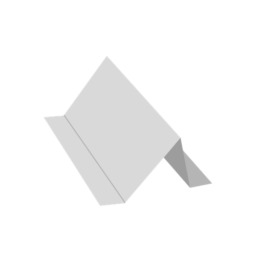 КАРНИЗНАЯ ПЛАНКА 127Х60Х2000 цвета RAL