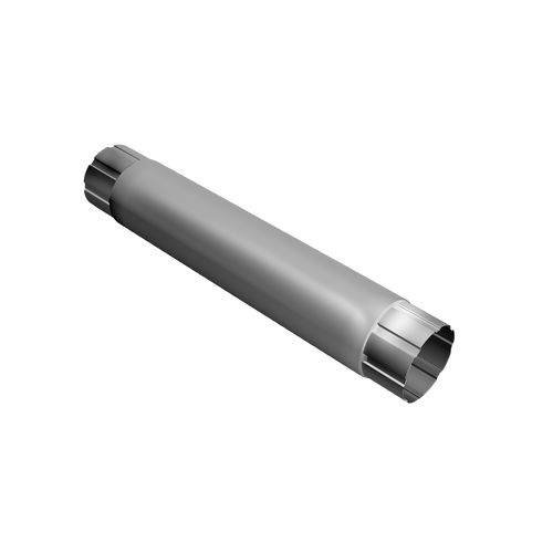 Grand Line Труба для водостока соединительная 90мм, 1м металлический Гранд лайн, цвета RAL